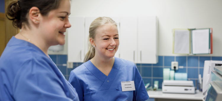 Medarbetare på Folktandvården 