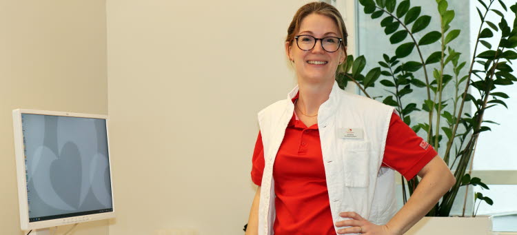 Christina är kliniksamordnare på Folktandvården.