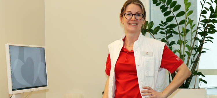 Christina är kliniksamordnare på Folktandvården